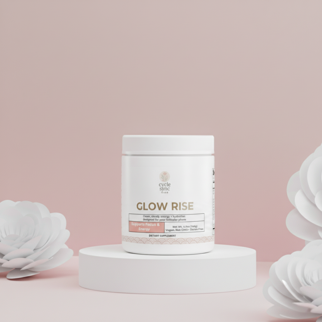 Glow Rise™ – Clean Energy + Hydration for Your Follicular Phase